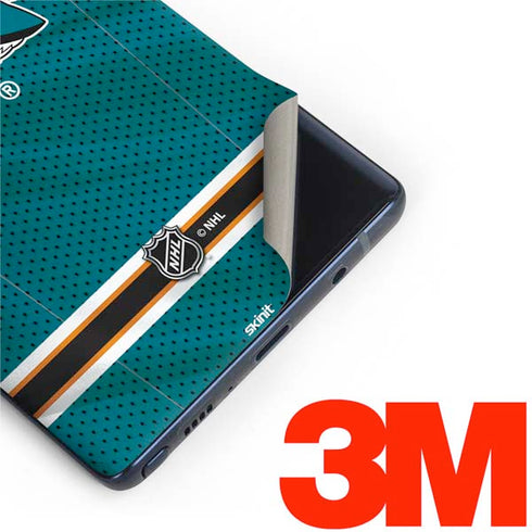 NHL San Jose Sharks Home Jersey Galaxy Note 9 Skin