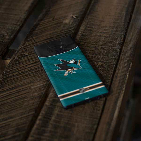 NHL San Jose Sharks Home Jersey Galaxy Note 9 Skin