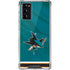 NHL San Jose Sharks Home Jersey Galaxy Note20 5G Clear Case