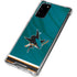 NHL San Jose Sharks Home Jersey Galaxy Note20 5G Clear Case