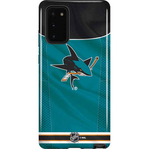 NHL San Jose Sharks Home Jersey Galaxy Note20 5G Pro Case