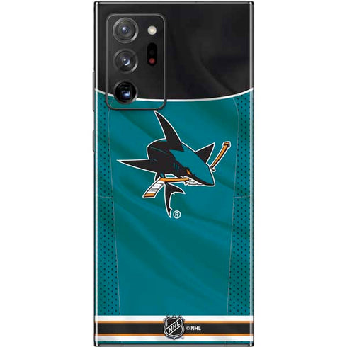 NHL San Jose Sharks Home Jersey Galaxy Note20 Ultra 5G Skin