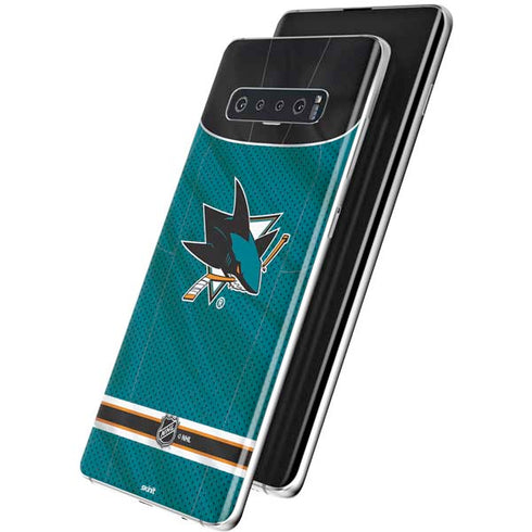 NHL San Jose Sharks Home Jersey Galaxy S10 Skin