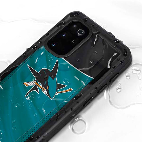 NHL San Jose Sharks Home Jersey Galaxy S20 Plus Waterproof Case