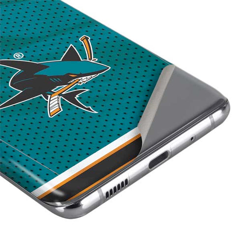 NHL San Jose Sharks Home Jersey Galaxy S20 Ultra 5G Skin