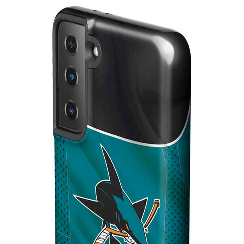 NHL San Jose Sharks Home Jersey Galaxy S21 Plus 5G Pro Case