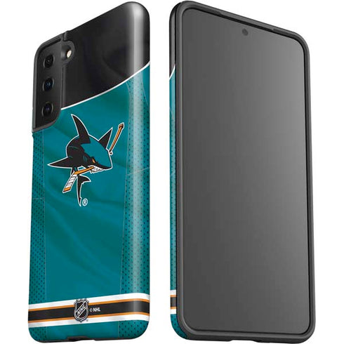 NHL San Jose Sharks Home Jersey Galaxy S21 Plus 5G Pro Case