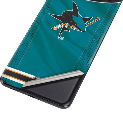 NHL San Jose Sharks Home Jersey Galaxy S21 Plus 5G Skin