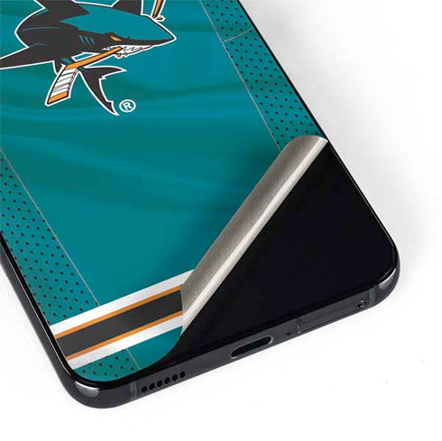 NHL San Jose Sharks Home Jersey Galaxy S22 Skin