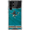 NHL San Jose Sharks Home Jersey Galaxy S22 Ultra Clear Case