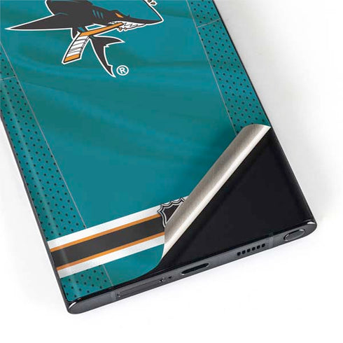 NHL San Jose Sharks Home Jersey Galaxy S22 Ultra Skin