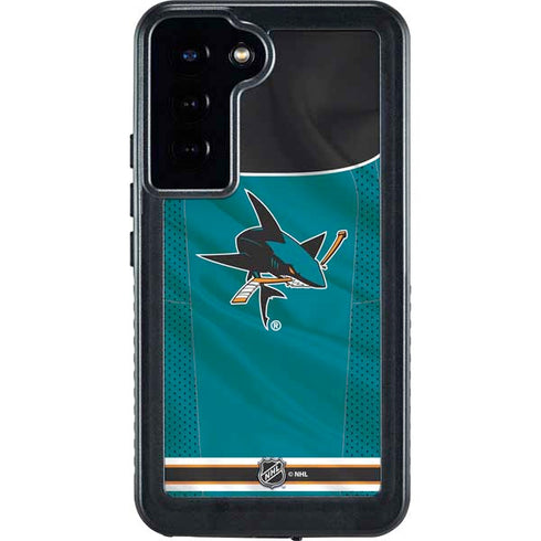 NHL San Jose Sharks Home Jersey Galaxy S23 Plus Waterproof Case
