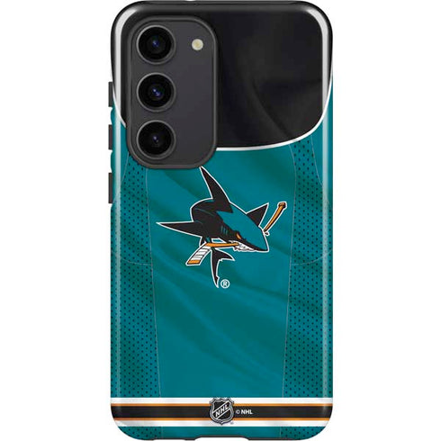 NHL San Jose Sharks Home Jersey Galaxy S23 Pro Case
