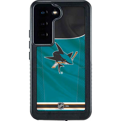 NHL San Jose Sharks Home Jersey Galaxy S23 Waterproof Case