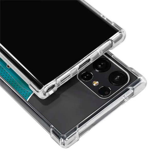 NHL San Jose Sharks Home Jersey Galaxy S24 Ultra Clear Case