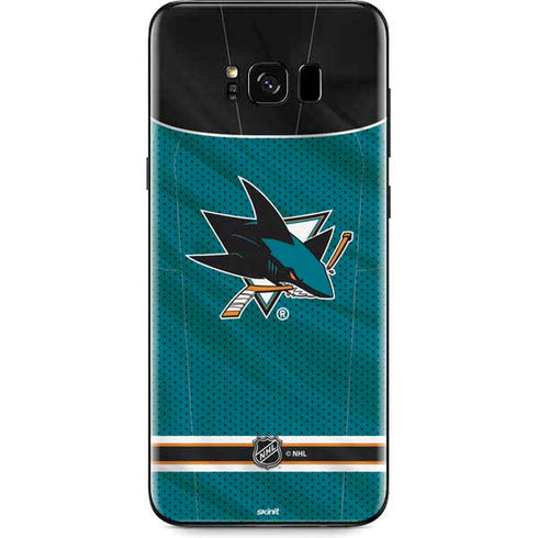 NHL San Jose Sharks Home Jersey Galaxy S8 Plus Skin
