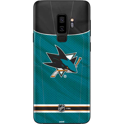 NHL San Jose Sharks Home Jersey Galaxy S9 Plus Skin