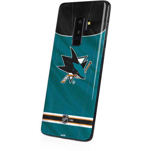 NHL San Jose Sharks Home Jersey Galaxy S9 Plus Skin