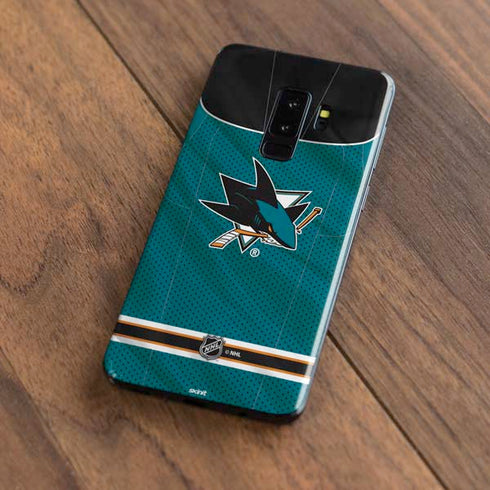 NHL San Jose Sharks Home Jersey Galaxy S9 Plus Skin