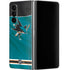 NHL San Jose Sharks Home Jersey Galaxy Z Fold4 5G Skin