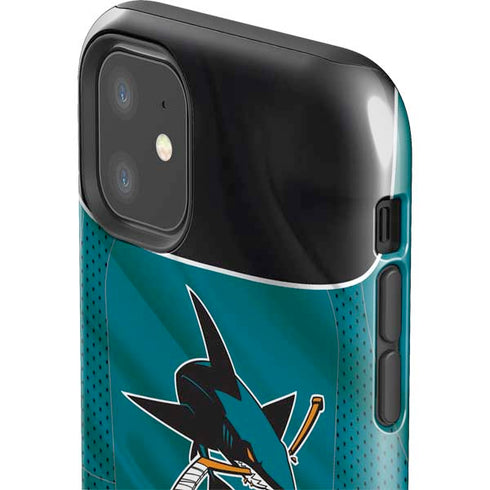 NHL San Jose Sharks Home Jersey iPhone 11 Impact Case