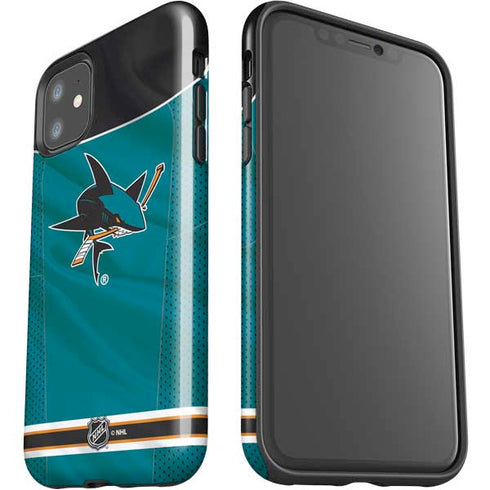 NHL San Jose Sharks Home Jersey iPhone 11 Impact Case