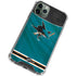 NHL San Jose Sharks Home Jersey iPhone 11 Pro Max Clear Case