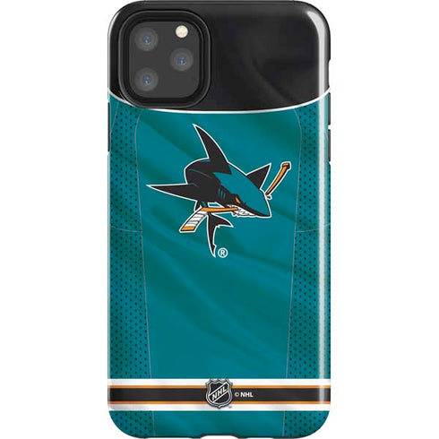 NHL San Jose Sharks Home Jersey iPhone 11 Pro Max Impact Case