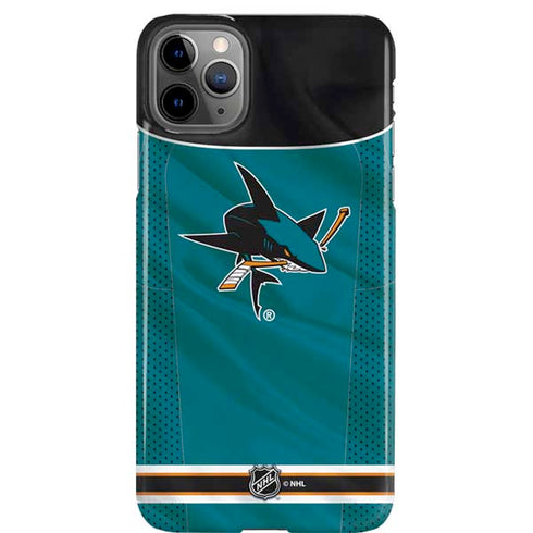 NHL San Jose Sharks Home Jersey iPhone 11 Pro Max Lite Case