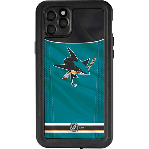 NHL San Jose Sharks Home Jersey iPhone 11 Pro Max Waterproof Case