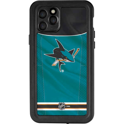 NHL San Jose Sharks Home Jersey iPhone 11 Pro Waterproof Case