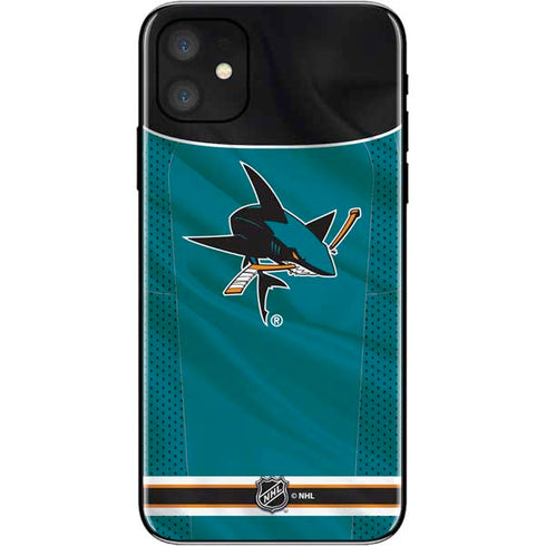 NHL San Jose Sharks Home Jersey iPhone 11 Skin