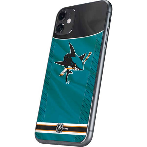 NHL San Jose Sharks Home Jersey iPhone 11 Skin