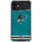 NHL San Jose Sharks Home Jersey iPhone 12 Clear Case
