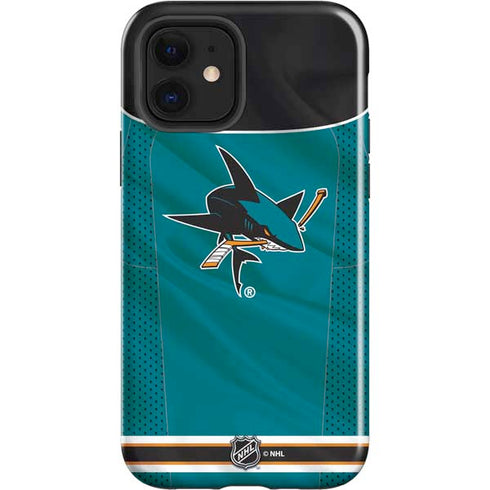 NHL San Jose Sharks Home Jersey iPhone 12 Impact Case