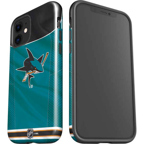 NHL San Jose Sharks Home Jersey iPhone 12 Impact Case
