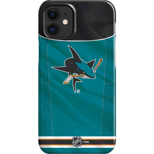 NHL San Jose Sharks Home Jersey iPhone 12 Mini Lite Case