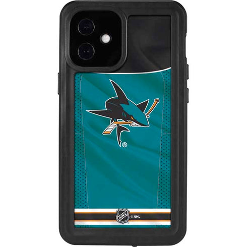 NHL San Jose Sharks Home Jersey iPhone 12 Mini Waterproof Case