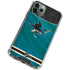 NHL San Jose Sharks Home Jersey iPhone 12 Pro Max Clear Case