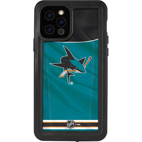 NHL San Jose Sharks Home Jersey iPhone 12 Pro Waterproof Case