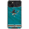NHL San Jose Sharks Home Jersey iPhone 13 Mini Clear Case