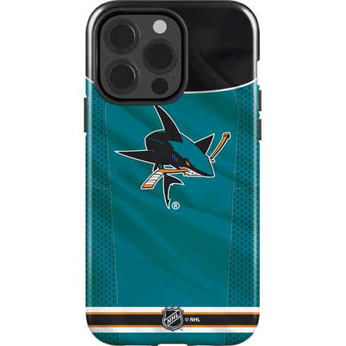 NHL San Jose Sharks Home Jersey iPhone 13 Pro Impact Case