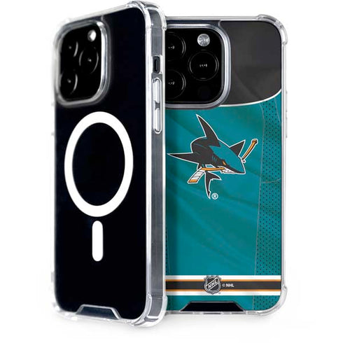 NHL San Jose Sharks Home Jersey iPhone 13 Pro MagSafe Case