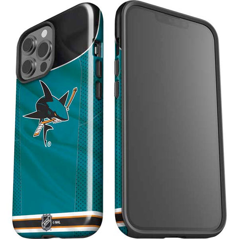NHL San Jose Sharks Home Jersey iPhone 13 Pro Max Impact Case