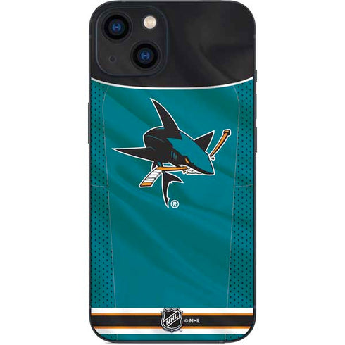 NHL San Jose Sharks Home Jersey iPhone 13 Skin