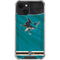 NHL San Jose Sharks Home Jersey iPhone 14 Plus Clear Case