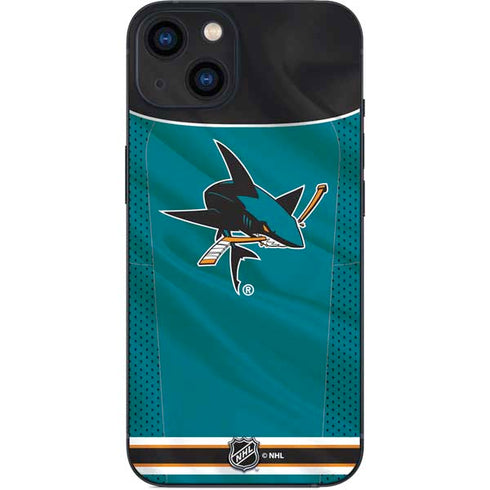 NHL San Jose Sharks Home Jersey iPhone 14 Plus Skin