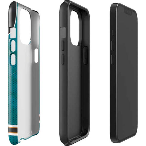 NHL San Jose Sharks Home Jersey iPhone 15 Pro Max Impact Case