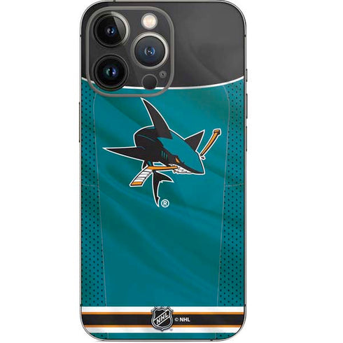 NHL San Jose Sharks Home Jersey iPhone 15 Pro Skin
