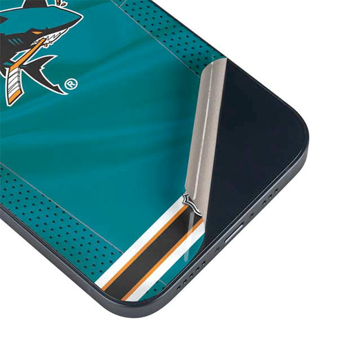 NHL San Jose Sharks Home Jersey iPhone 14 Skin